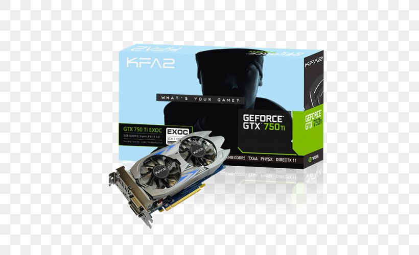 Graphics Cards & Video Adapters NVIDIA GeForce GTX 750 Ti GALAXY Technology GDDR5 SDRAM, PNG, 500x500px, Graphics Cards Video Adapters, Computer Component, Digital Visual Interface, Electronic Device, Electronics Accessory Download Free