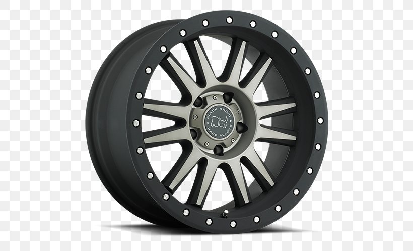 Jeep Comanche Black Rhinoceros Wheel, PNG, 500x500px, 2018 Jeep Wrangler, Jeep, Alloy Wheel, Auto Part, Automotive Tire Download Free