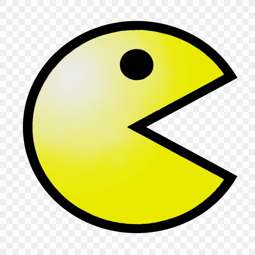 Pacman Background, PNG, 1200x1200px, Watercolor, Arcade Game, Emoticon, Facial Expression, Game Download Free