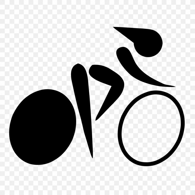 Cycling Olympic Games Bicycle Pictogram Clip Art, PNG, 1024x1024px, Cycling, Bicycle, Bicycle Racing, Black, Black And White Download Free