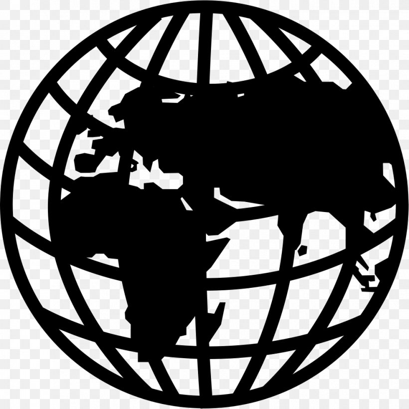 Globe World Grid, PNG, 981x982px, Globe, Blackandwhite, Discrete Global Grid, Grid, Line Art Download Free