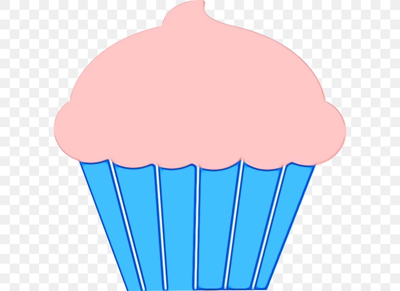 Pink Baking Cup Cupcake Clip Art Frozen Dessert, PNG, 600x596px, Watercolor, Baking Cup, Cake Decorating Supply, Cupcake, Dessert Download Free