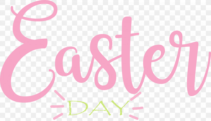 Text Pink Font Magenta Logo, PNG, 3000x1728px, Easter Day, Happy Easter Day, Logo, Magenta, Paint Download Free
