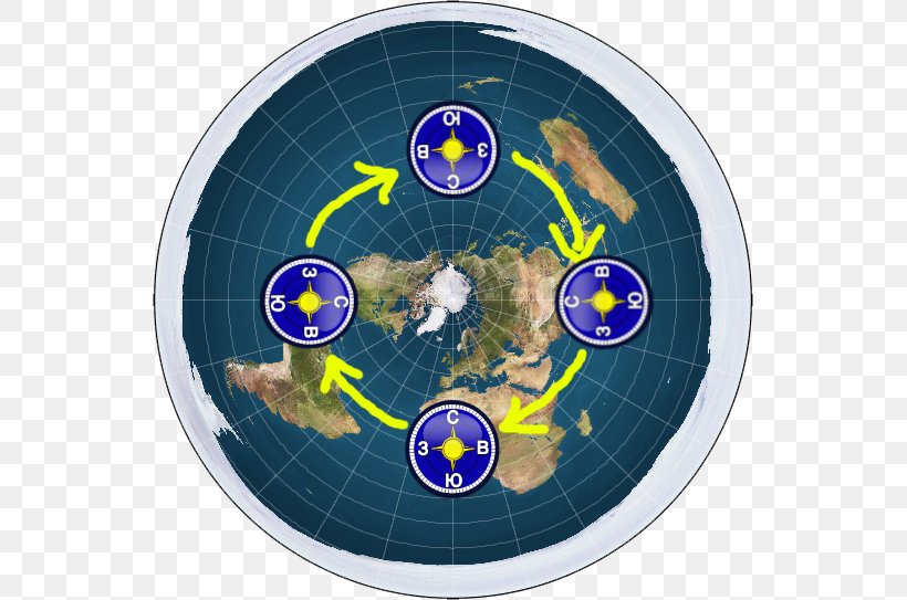 The Flat Earth Society Globe World Map, PNG, 543x543px, Earth, Azimuthal Equidistant Projection, Ball, Debunker, East Download Free