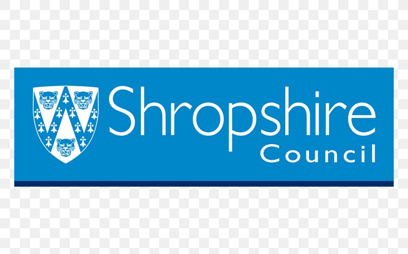 Logo Brand Font Shropshire Council Product, PNG, 768x512px, Logo, Area, Banner, Blue, Brand Download Free