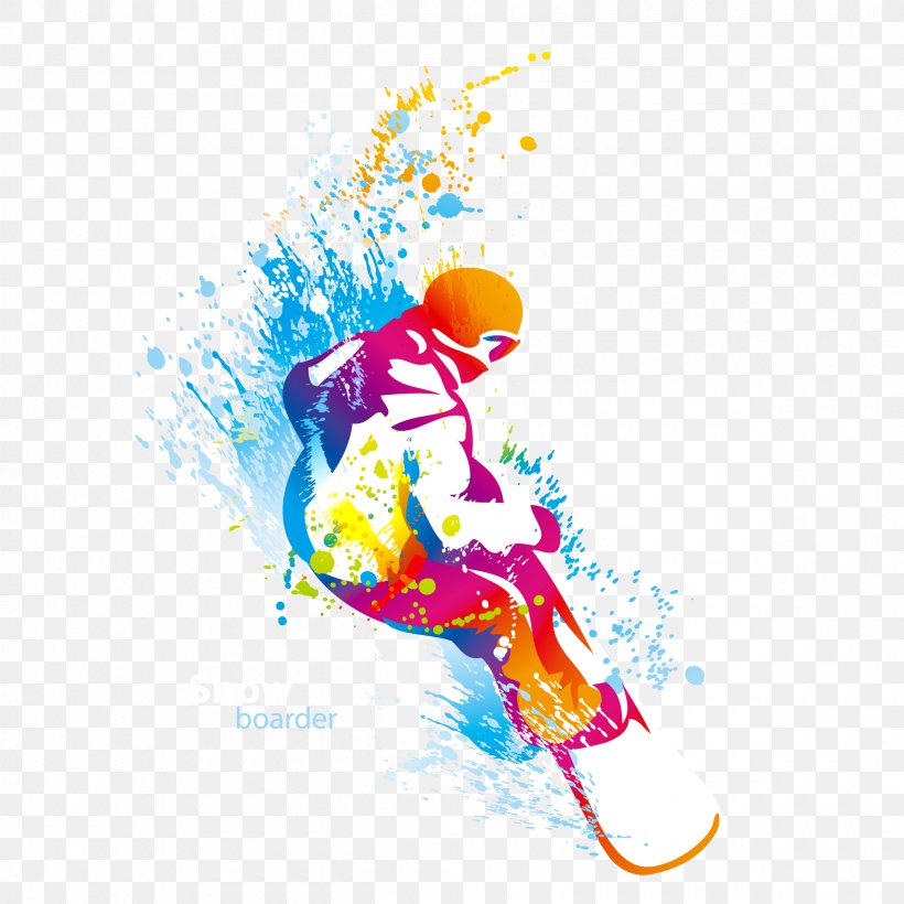 Skiing Sport, PNG, 2400x2400px, Skiing, Art, Extreme Sport, Fictional Character, Skateboarding Download Free