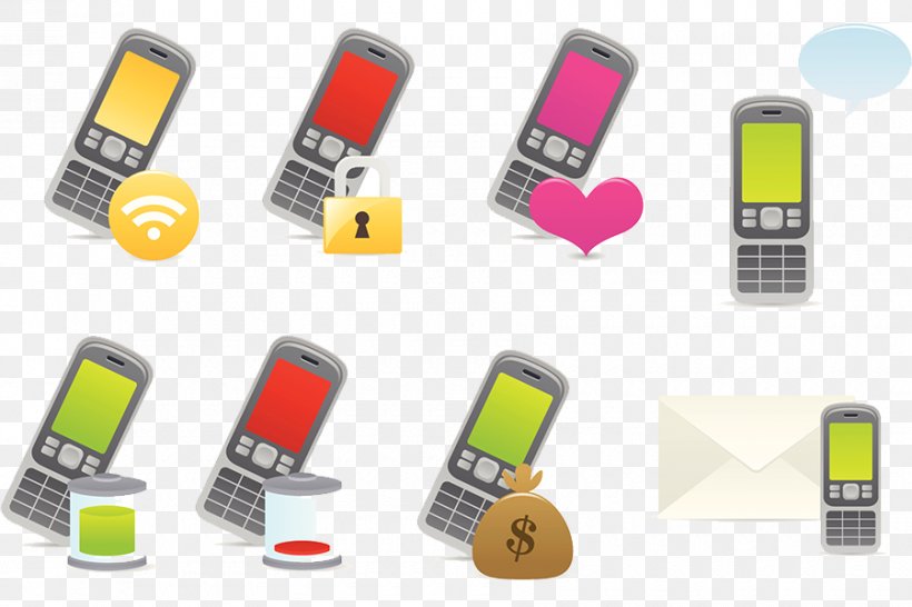 Smartphone Feature Phone Icon, PNG, 900x600px, Smartphone, Cellular Network, Communication, Communication Device, Designer Download Free