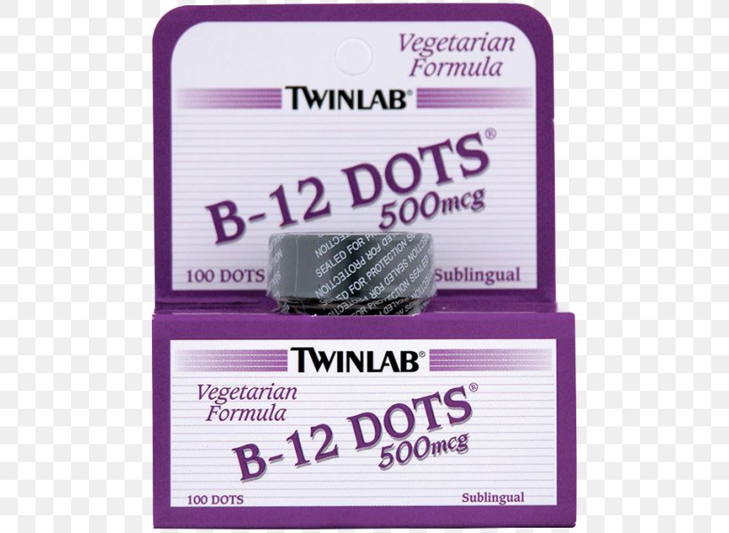 Twinlab Tablet Sublingual Administration Vitamin B-12 Brand, PNG, 600x600px, Twinlab, Brand, Melatonin, One Group, Purple Download Free