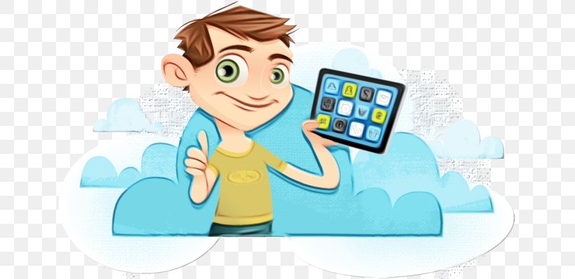 Cartoon Gadget Technology Electronic Device Communication Device, PNG, 651x399px, Watercolor, Cartoon, Communication Device, Electronic Device, Finger Download Free