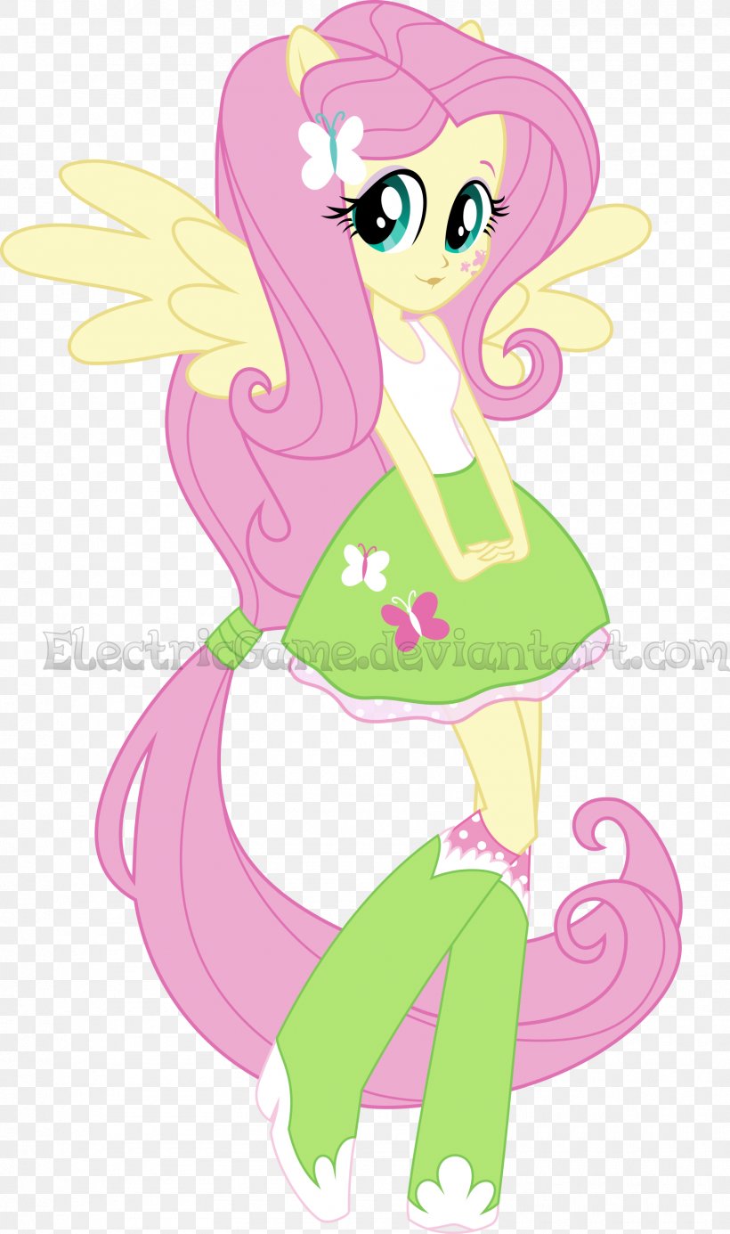 Fluttershy My Little Pony: Equestria Girls Rainbow Dash, PNG, 1775x3000px, Watercolor, Cartoon, Flower, Frame, Heart Download Free