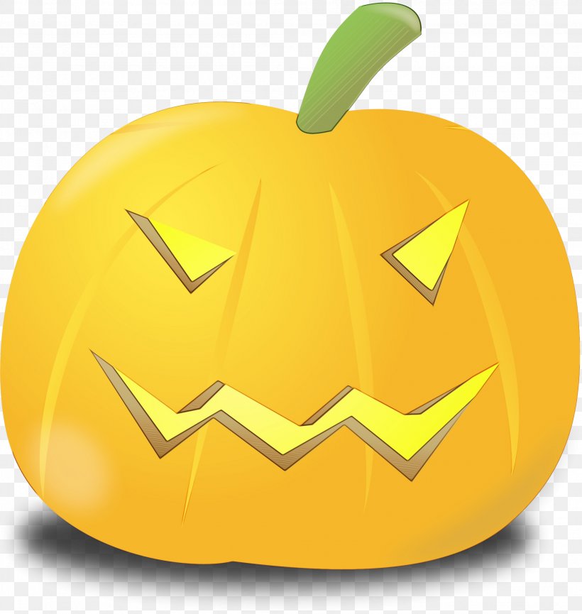 Happy Halloween Logo, PNG, 2107x2223px, Watercolor, Butternut Squash, Calabaza, Candy Corn, Crookneck Pumpkin Download Free