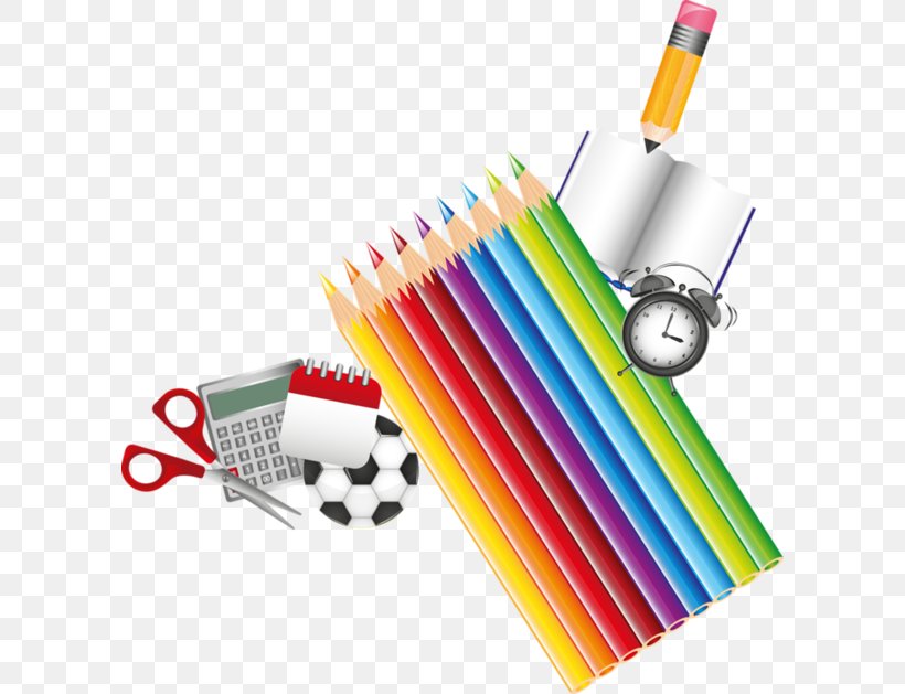 Colored Pencil Clip Art, PNG, 600x629px, Pencil, Colored Pencil, Material, Office Supplies, Plastic Download Free