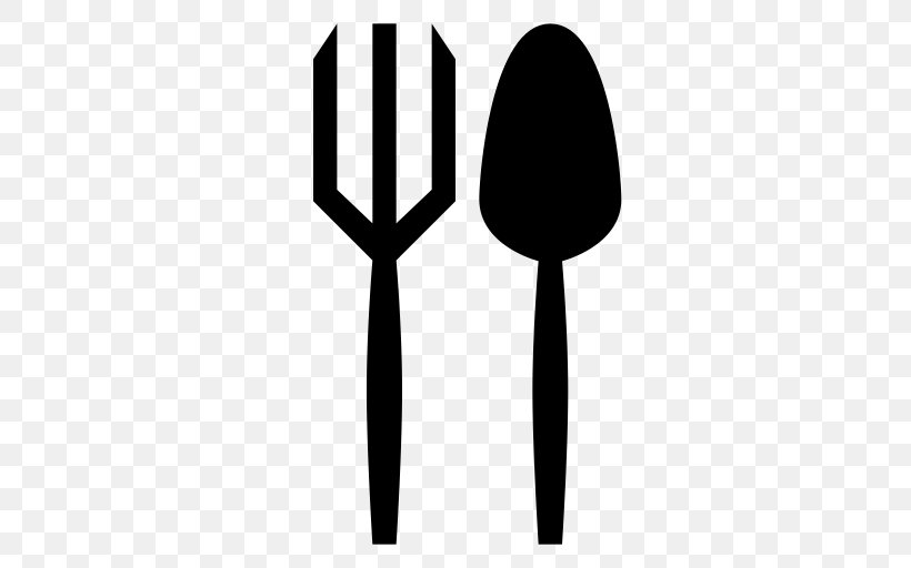 Fork Spoon, PNG, 512x512px, Fork, Black And White, Cutlery, Kitchen Utensil, Pitchfork Download Free