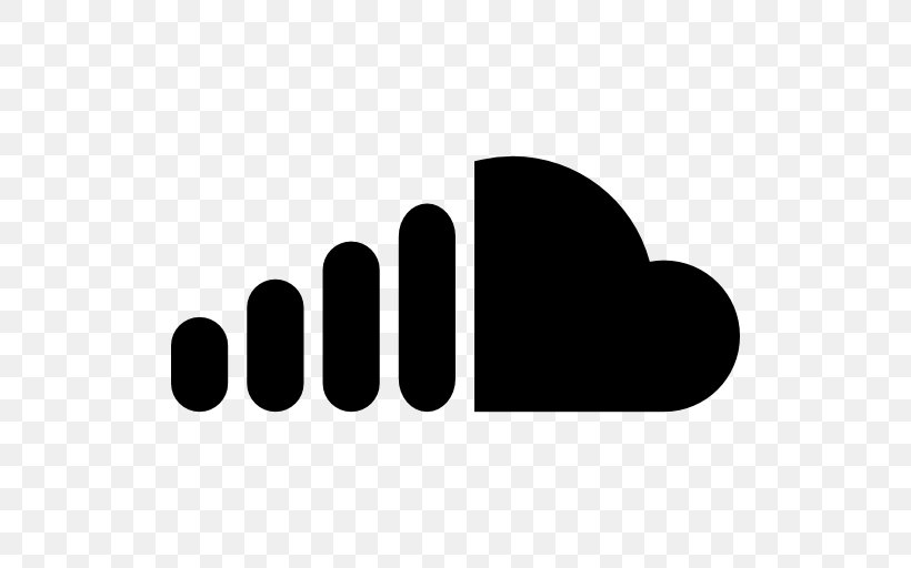 Logo SoundCloud, PNG, 512x512px, Logo, Black, Black And White, Brand, Hand Download Free