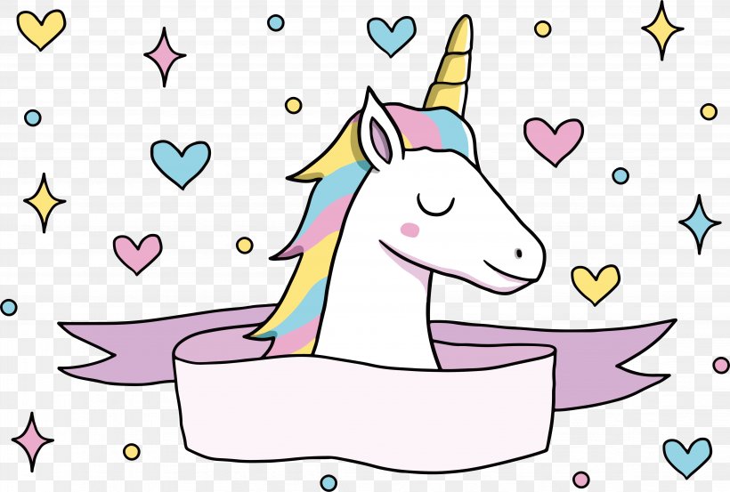 Unicorn Love, PNG, 4498x3038px, Watercolor, Cartoon, Flower, Frame, Heart Download Free