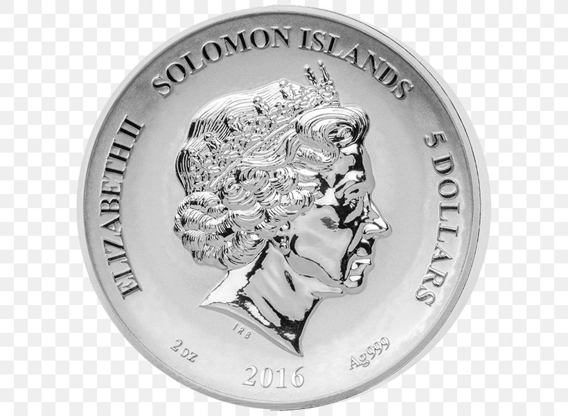 Coin Silver Solomon Islands Legend Mythology, PNG, 600x600px, Coin, Currency, Dollar Coin, Legend, Loch Ness Monster Download Free