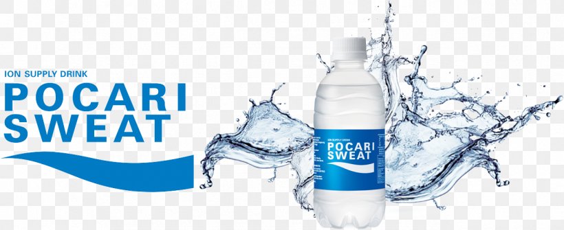 Pocari Sweat Mineral Water Health Drink, PNG, 1287x527px, Pocari Sweat, Bottle, Bottled Water, Brand, Drink Download Free