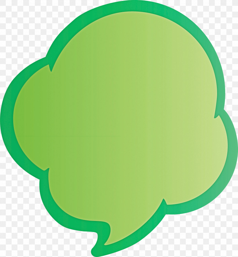 Thought Bubble Speech Balloon, PNG, 2783x3000px, Thought Bubble, Green, Leaf, Plant, Speech Balloon Download Free