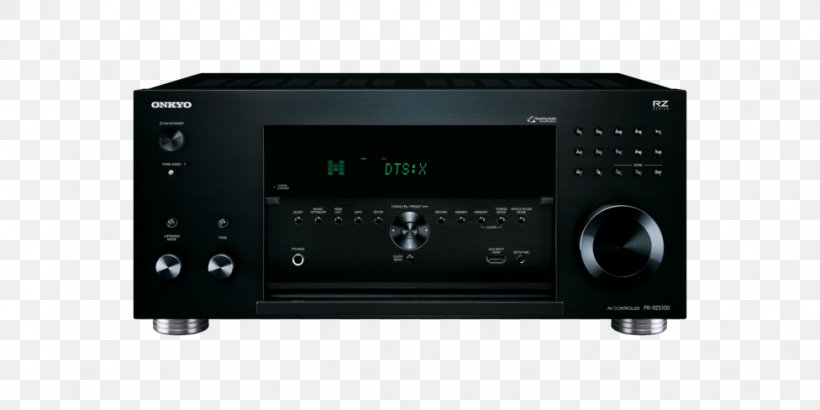 AV Receiver Onkyo TX-RZ1100 Audio Radio Receiver, PNG, 976x488px, Av Receiver, Amplifier, Audio, Audio Equipment, Audio Power Amplifier Download Free