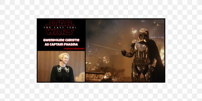 Captain Phasma Film Star Wars: The Last Jedi Entertainment, PNG, 1024x512px, Captain Phasma, Adam Driver, Advertising, Album, Billie Catherine Lourd Download Free