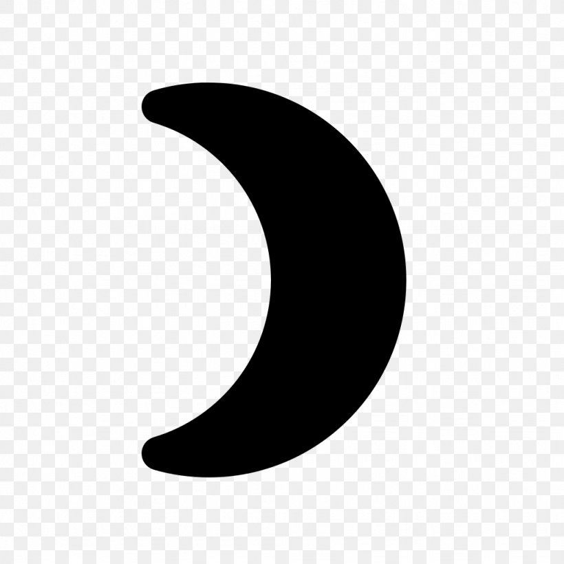Crescent Symbol Logo Circle, PNG, 1024x1024px, Crescent, Black, Black And White, Black M, Logo Download Free
