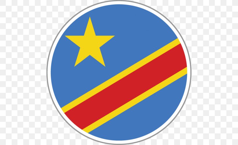 Flag Of The Democratic Republic Of The Congo Flag Of The Republic Of The Congo, PNG, 500x500px, Democratic Republic Of The Congo, Area, Congo, Congo River, Democracy Download Free