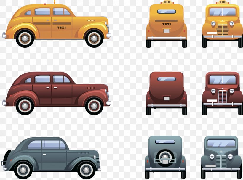 Vintage Car Classic Car Cartoon, PNG, 1000x742px, Car, Automotive Design, Brand, Cartoon, Classic Car Download Free