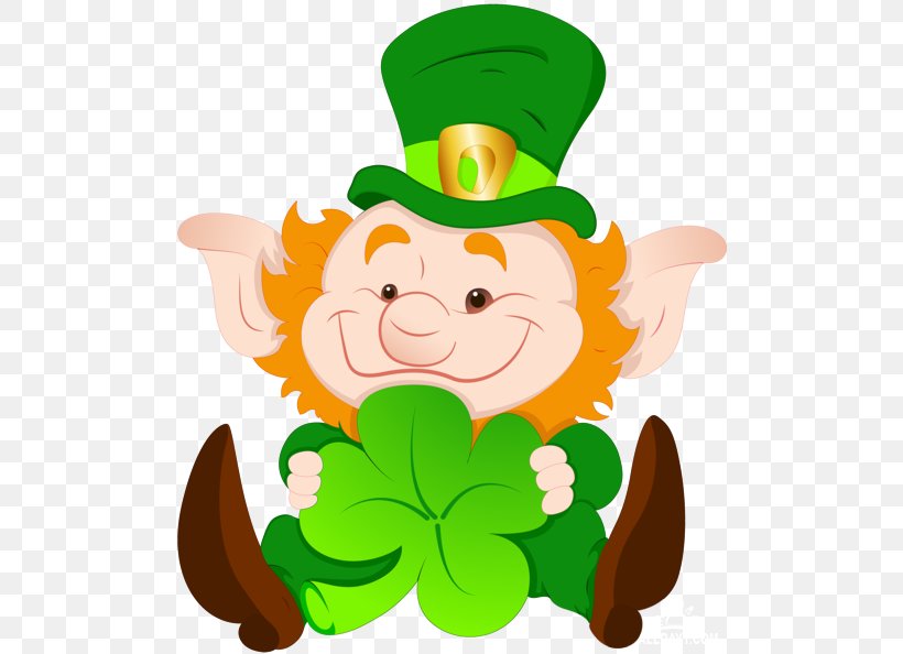 Saint Patrick's Day Leprechaun Image Illustration Vector Graphics, PNG, 500x594px, Saint Patricks Day, Fictional Character, Flower, Flowering Plant, Green Download Free