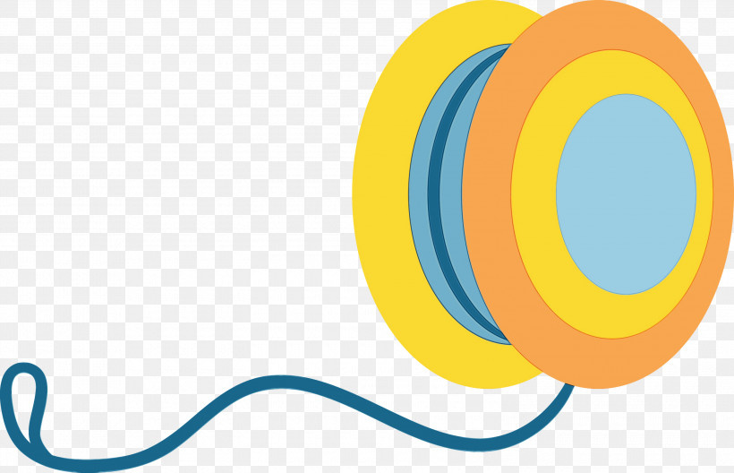 Yellow Line Circle, PNG, 3000x1934px, Watercolor, Circle, Line, Paint, Wet Ink Download Free