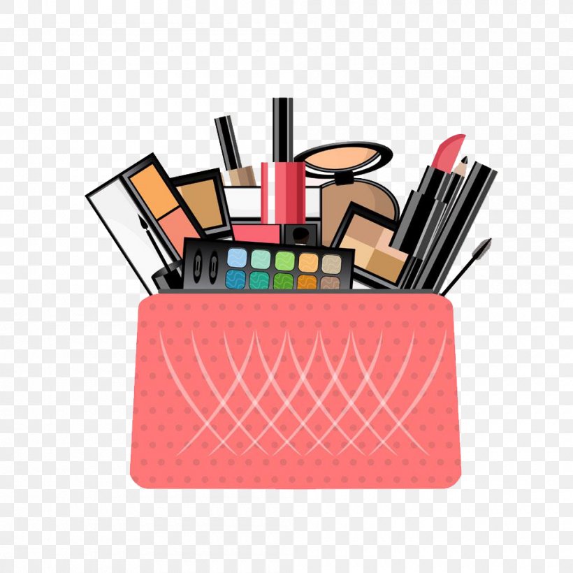 Cosmetics Handbag Make-up Flat Design, PNG, 1000x1000px, Cosmetics, Bag, Beauty, Cosmetology, Fashion Download Free