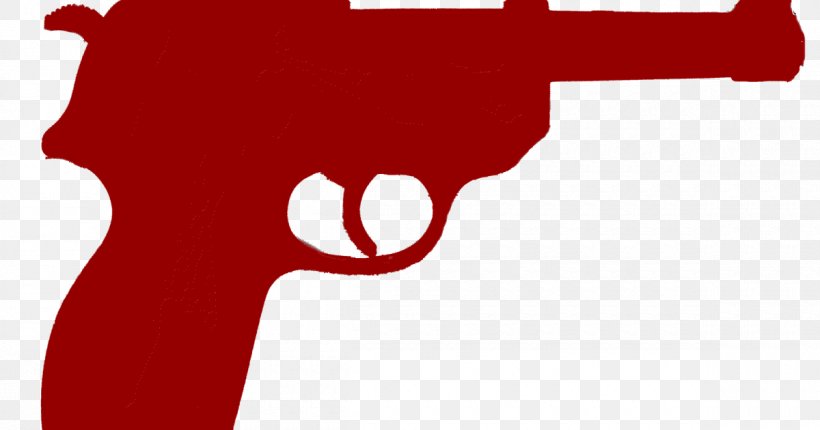 Firearm Clip Art, PNG, 1200x630px, Firearm, Joint, Red, Silhouette, Text Download Free