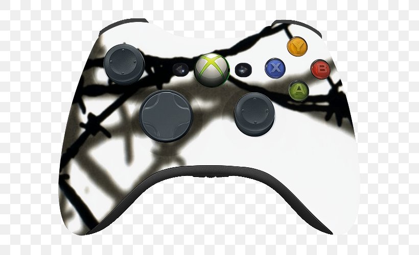 Game Controllers Video Game Consoles Xbox 360 Joystick Video Game Console Accessories, PNG, 800x500px, Game Controllers, All Xbox Accessory, Barbed Wire, Custom Controllerzz, Electronic Device Download Free