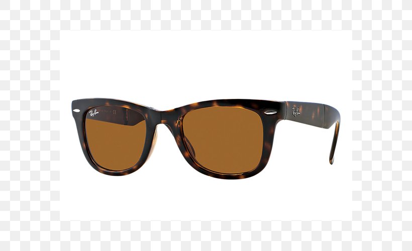 Ray-Ban Wayfarer Sunglasses Persol Sunglass Hut, PNG, 582x500px, Rayban, Brown, Eyewear, Fashion, Glasses Download Free
