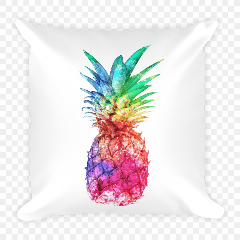Towel Throw Pillows Pineapple Cushion, PNG, 1000x1000px, Towel, Blanket, Cotton, Cushion, Feather Download Free