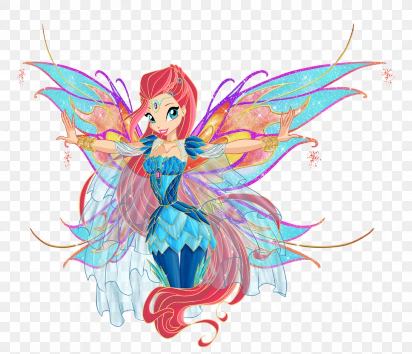 Bloom Musa Stella Fairy Winx Club, PNG, 964x828px, Watercolor, Cartoon, Flower, Frame, Heart Download Free