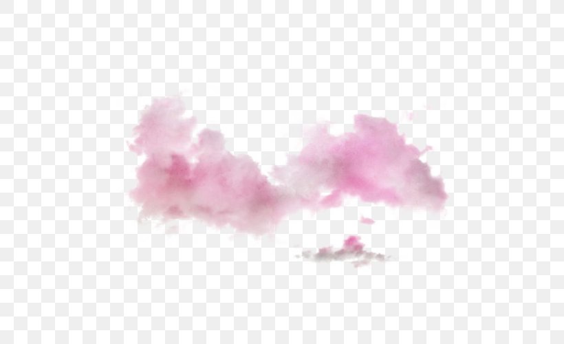 Pink Cloud Sky Magenta Watercolor Paint, PNG, 500x500px, Pink, Cloud, Magenta, Meteorological Phenomenon, Sky Download Free