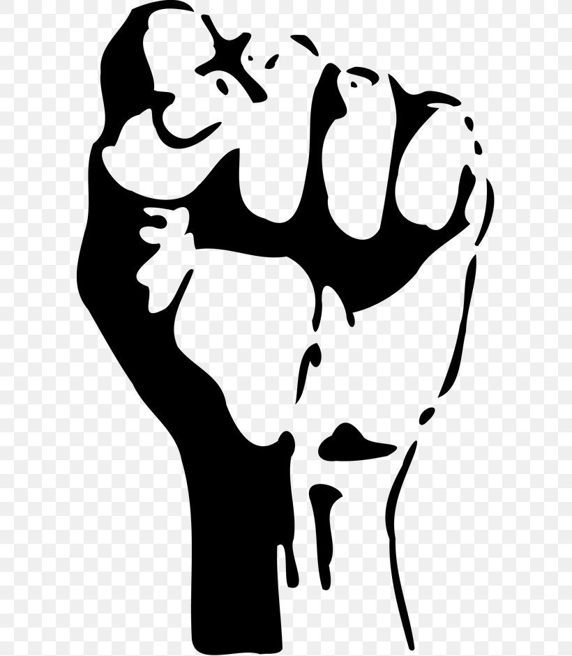 Raised Fist Clip Art Vector Graphics, PNG, 600x941px, Raised Fist, Art, Blackandwhite, Fist, Fist Bump Download Free