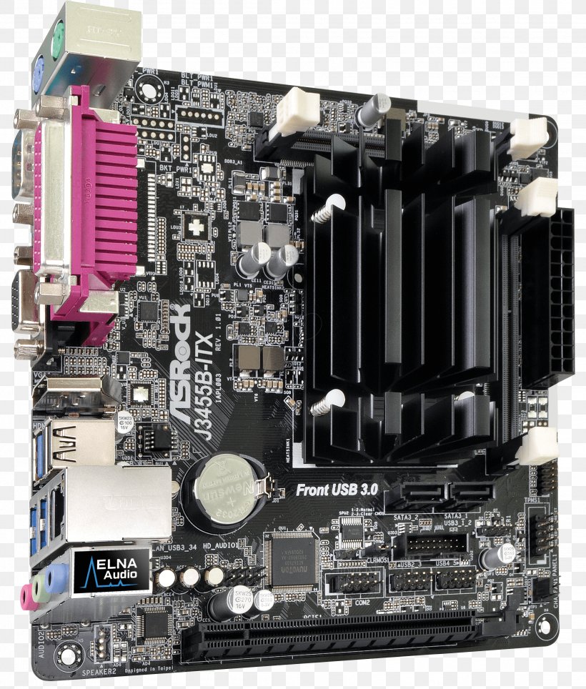 Intel ASRock J3455B-ITX Motherboard Mini-ITX ASRock J3455-ITX, PNG, 2224x2616px, Intel, Asrock, Central Processing Unit, Computer Accessory, Computer Case Download Free