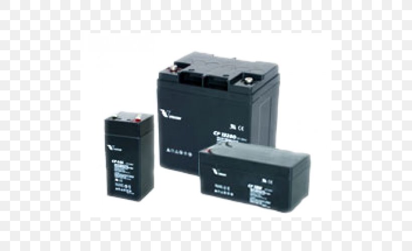Rechargeable Battery Electric Battery VRLA Battery UPS Ampere Hour, PNG, 500x500px, Rechargeable Battery, Ampere Hour, Battery, Computer Component, Electric Battery Download Free