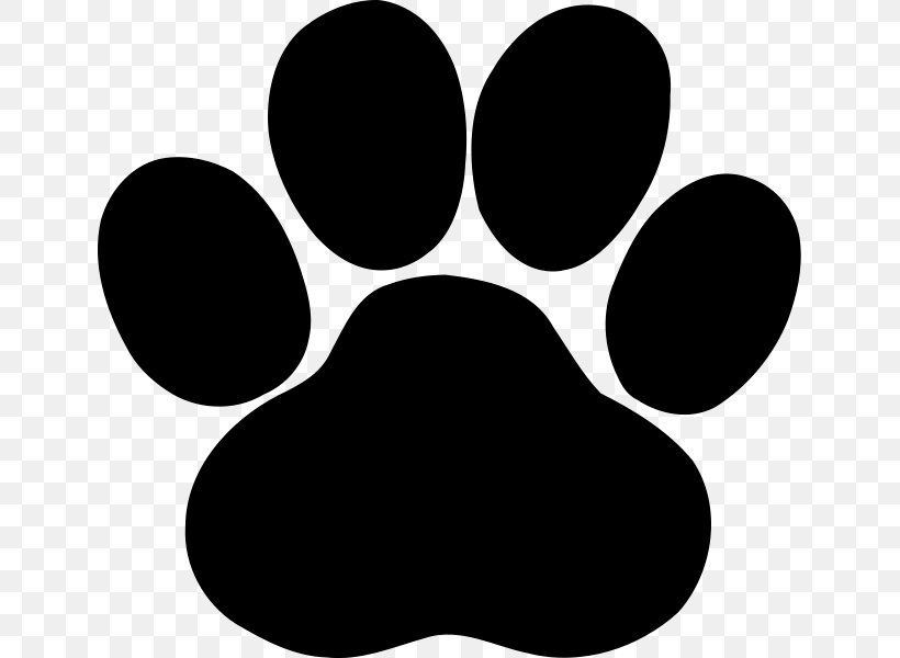Dog Cat Paw Clip Art, PNG, 641x600px, Dog, Black, Black And White, Cat, Decal Download Free