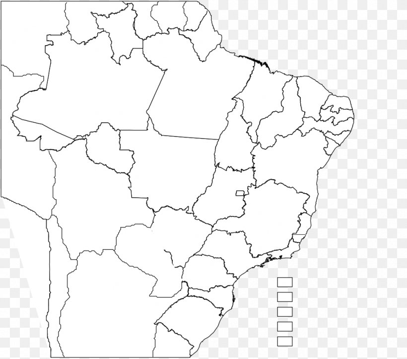 Regions Of Brazil Espírito Santo Map Flag Of Brazil Geography, PNG, 999x881px, Regions Of Brazil, Area, Black And White, Blank Map, Brazil Download Free
