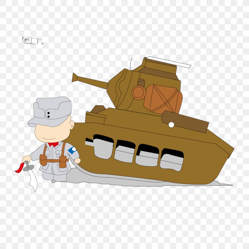 Second Sino-Japanese War Eighth Route Army Tank, PNG, 1000x1000px, Second Sinojapanese War, Art, Cartoon, Designer, Eighth Route Army Download Free