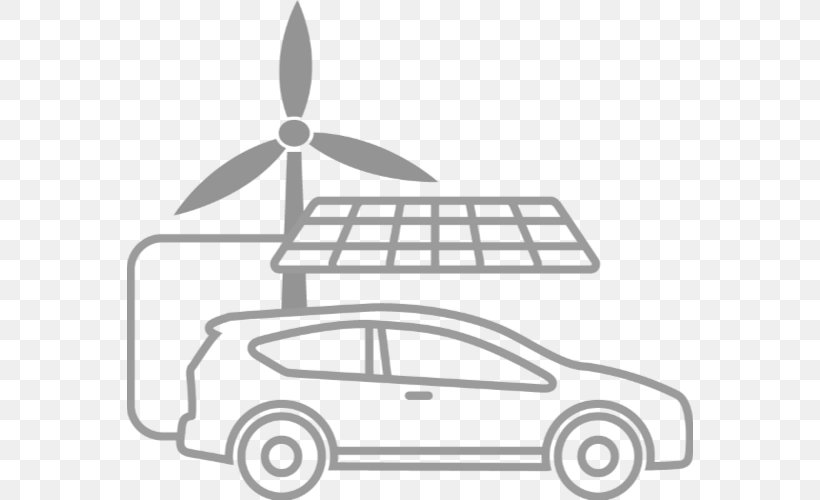 Solar Car Motor Vehicle Electric Vehicle Clip Art, PNG, 566x500px, Car, Area, Artwork, Automotive Design, Black And White Download Free