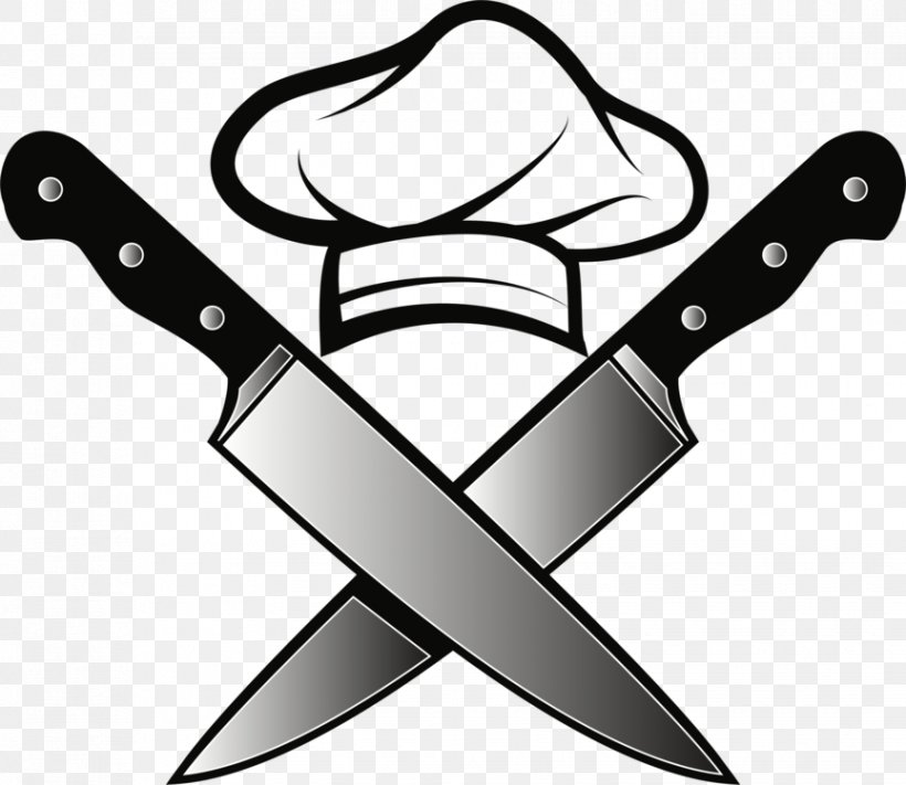 Chef's Knife Chef's Knife Chef's Uniform Hat, PNG, 864x750px, Knife, Black And White, Chef, Chefs Knife, Chefs Uniform Download Free