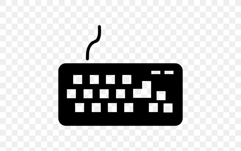 Computer Keyboard Computer Mouse, PNG, 512x512px, Computer Keyboard, Area, Black, Black And White, Brand Download Free