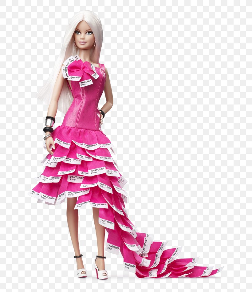 France Barbie Pantone Doll Pink, PNG, 640x950px, Watercolor, Cartoon, Flower, Frame, Heart Download Free