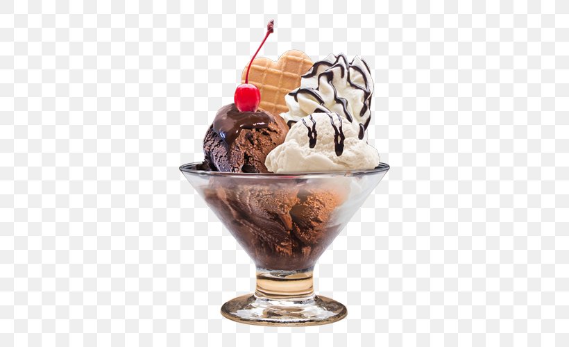 Sundae Chocolate Ice Cream Chiara's Gelateria Black Forest Gateau, PNG, 500x500px, Sundae, Banana Split, Black Forest Gateau, Chocolate, Chocolate Ice Cream Download Free