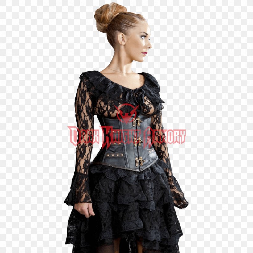 Clothing Corset Blouse Dress Gothic Fashion, PNG, 850x850px, Clothing, Blouse, Bodice, Cocktail Dress, Corsage Download Free