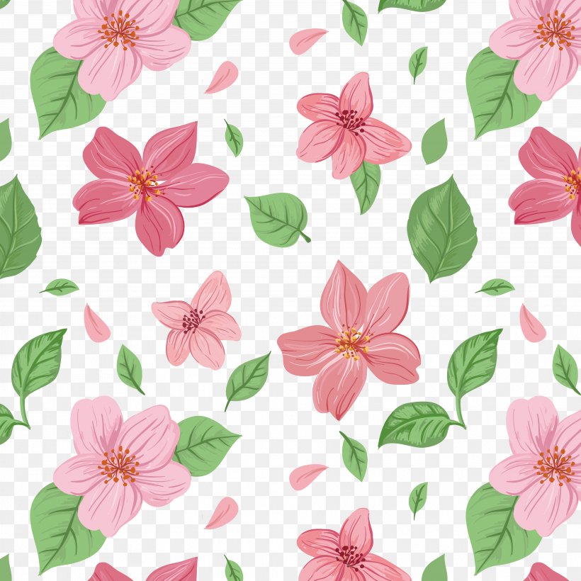 Pink Flowers Euclidean Vector, PNG, 3750x3750px, Flower, Color, Dahlia, Flora, Floral Design Download Free