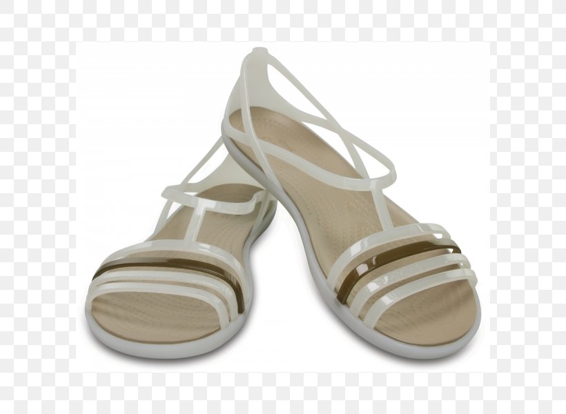 Crocs Isabella Sandal Oyster Sandal Crocs Isabella Sandal Oyster Sandal Footwear Shoe, PNG, 600x600px, Crocs, Beige, Flipflops, Footwear, Mule Download Free